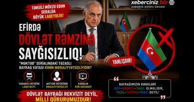 “Məktəb” serialındakı bayraq xətası efir məsuliyyətini gündəmə gətirdi
